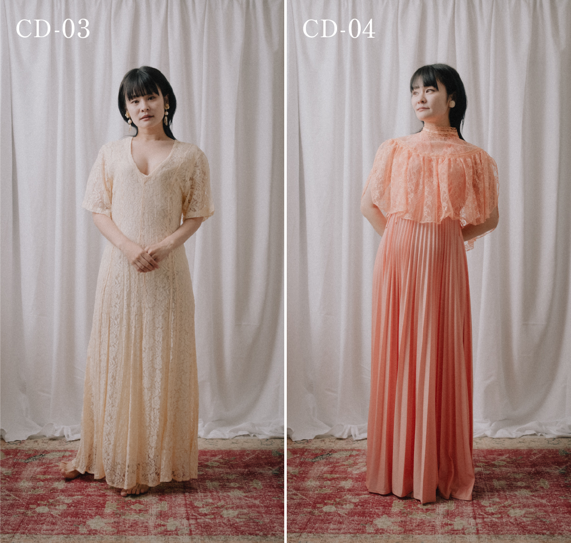 ヴィンテージカラードレス着用イメージ写真2