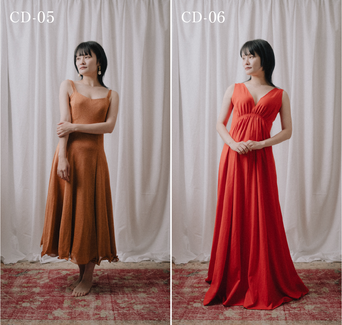 ヴィンテージカラードレス着用イメージ写真3