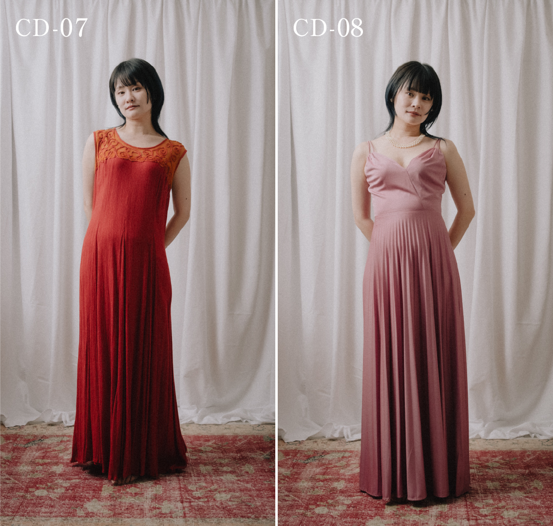 ヴィンテージカラードレス着用イメージ写真4