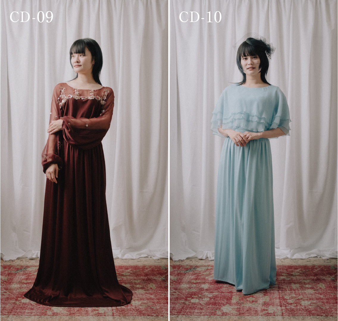 ヴィンテージカラードレス着用イメージ写真5