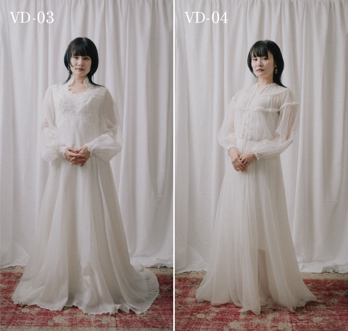 ヴィンテージドレス着用イメージ写真2