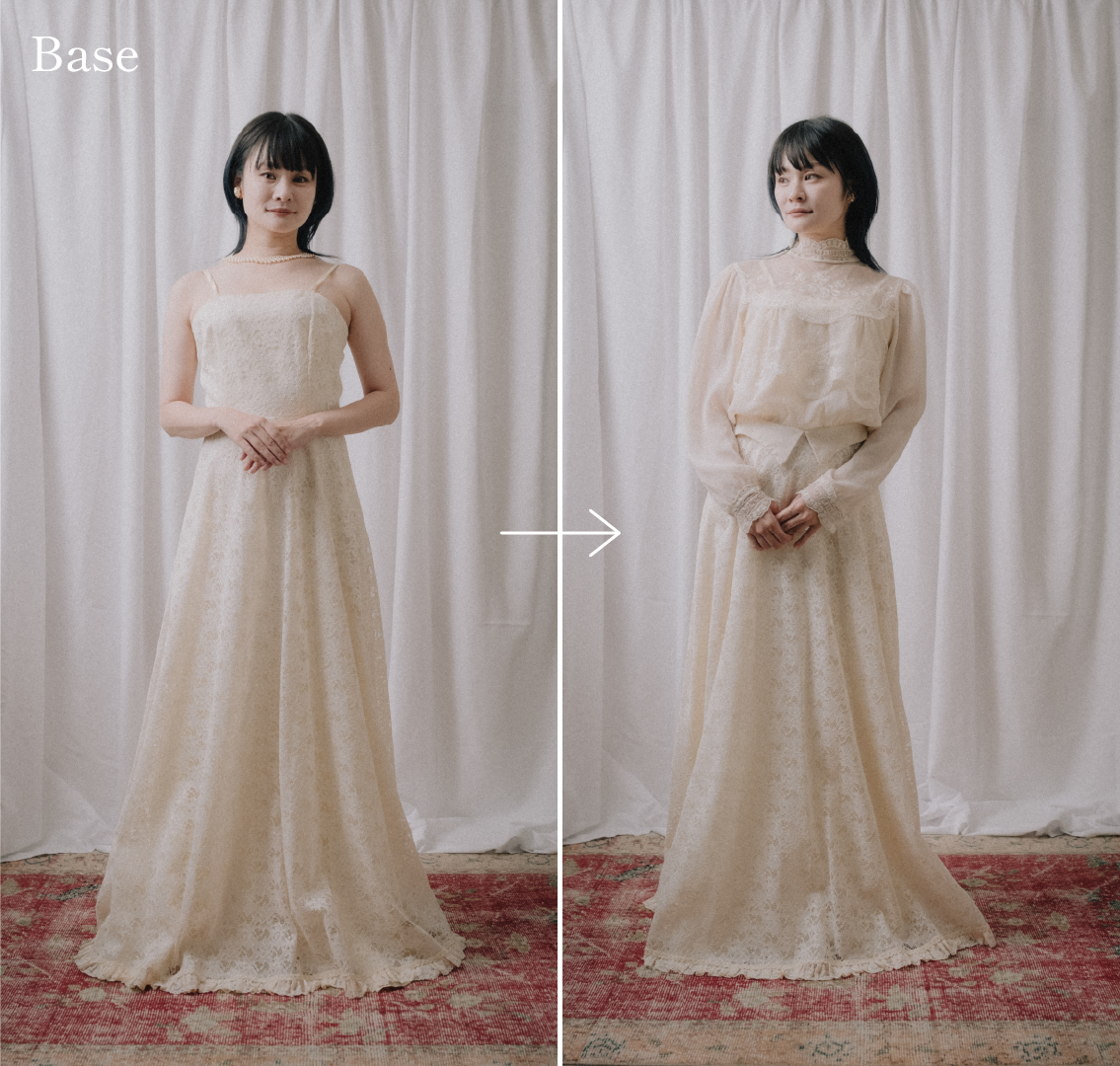 ガウンの着用写真02