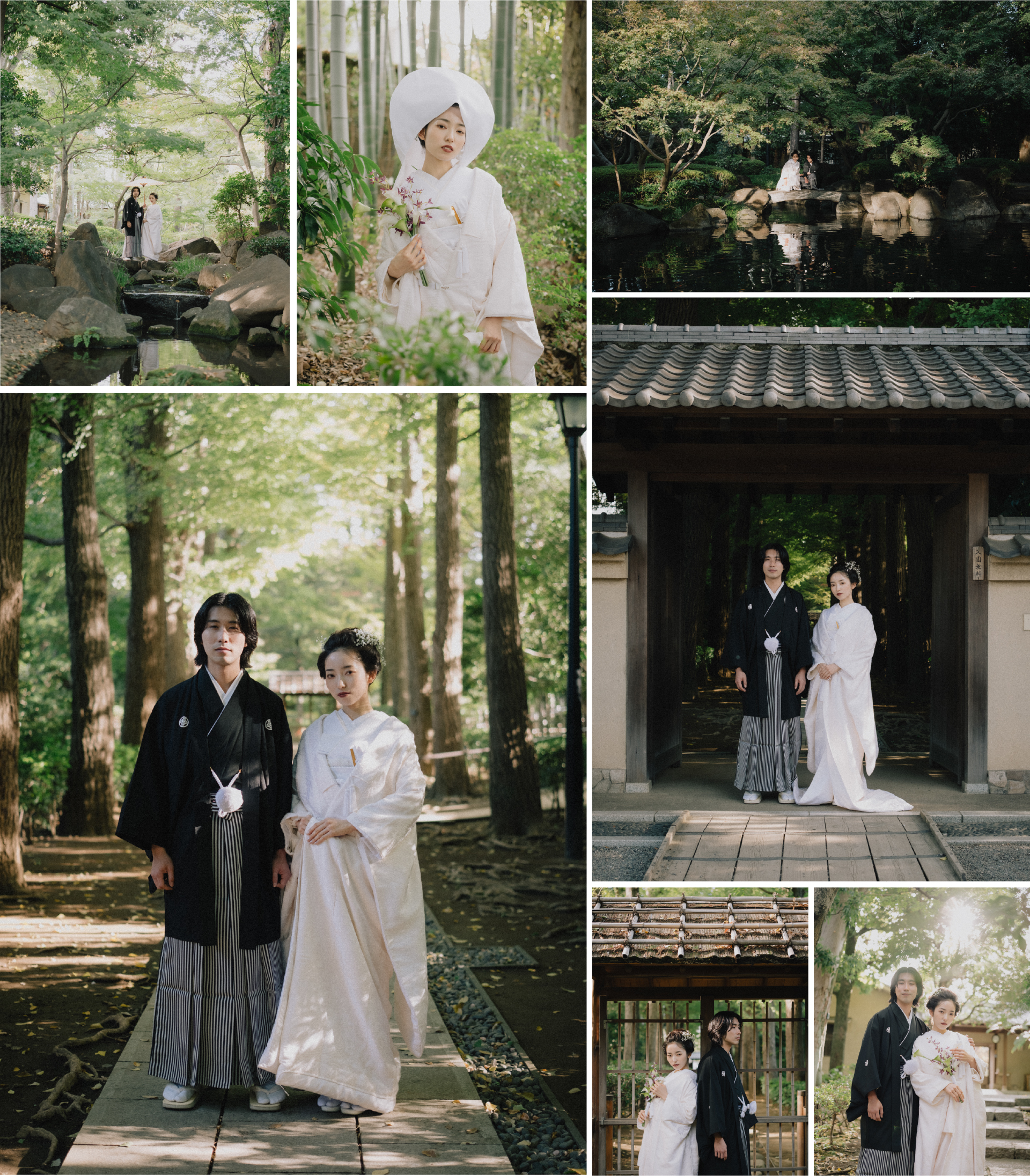 日本庭園での撮影イメージ